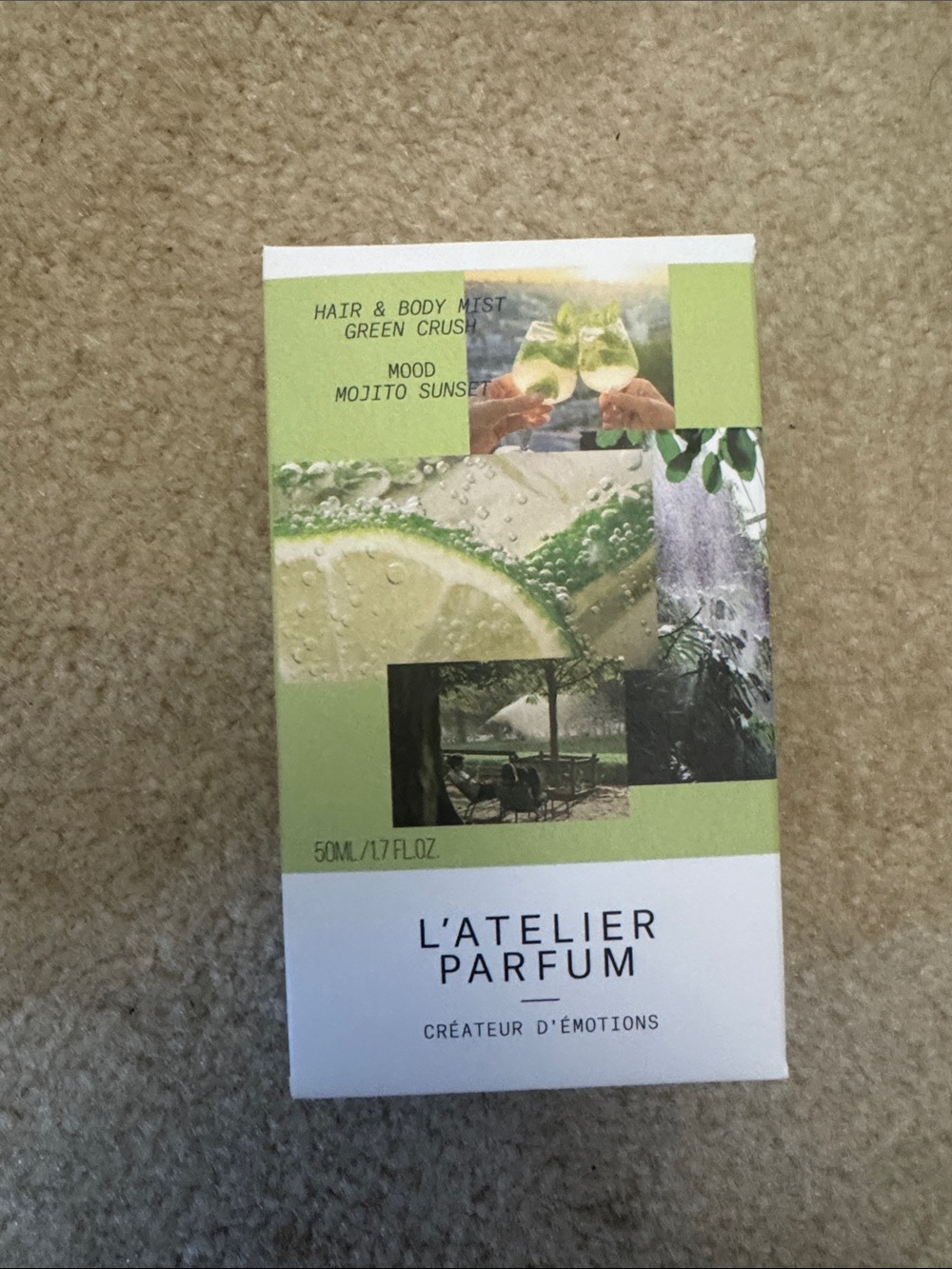L'Atelier Parfum Hair & Body Mist - Green Crush (Mojito Sunset)